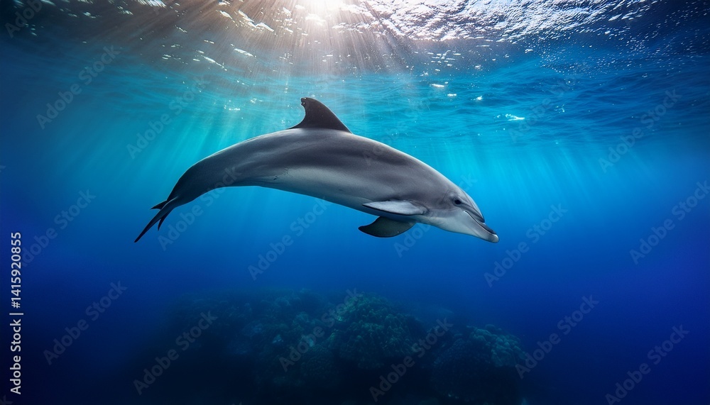 Obraz premium dolphin in the sea