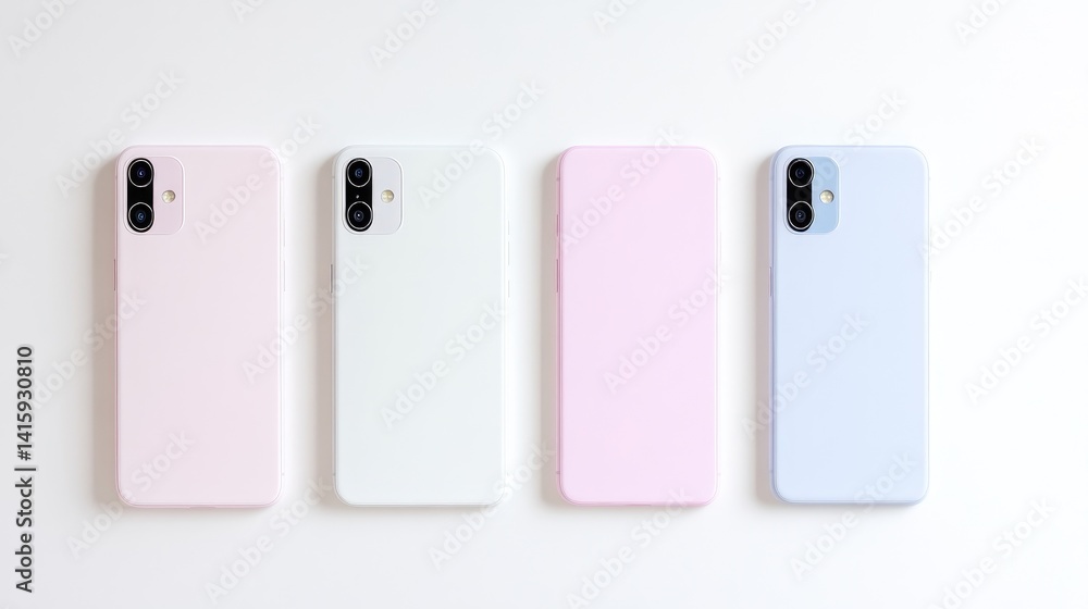 Pastel-colored phone cases Pastel-colored phone cases