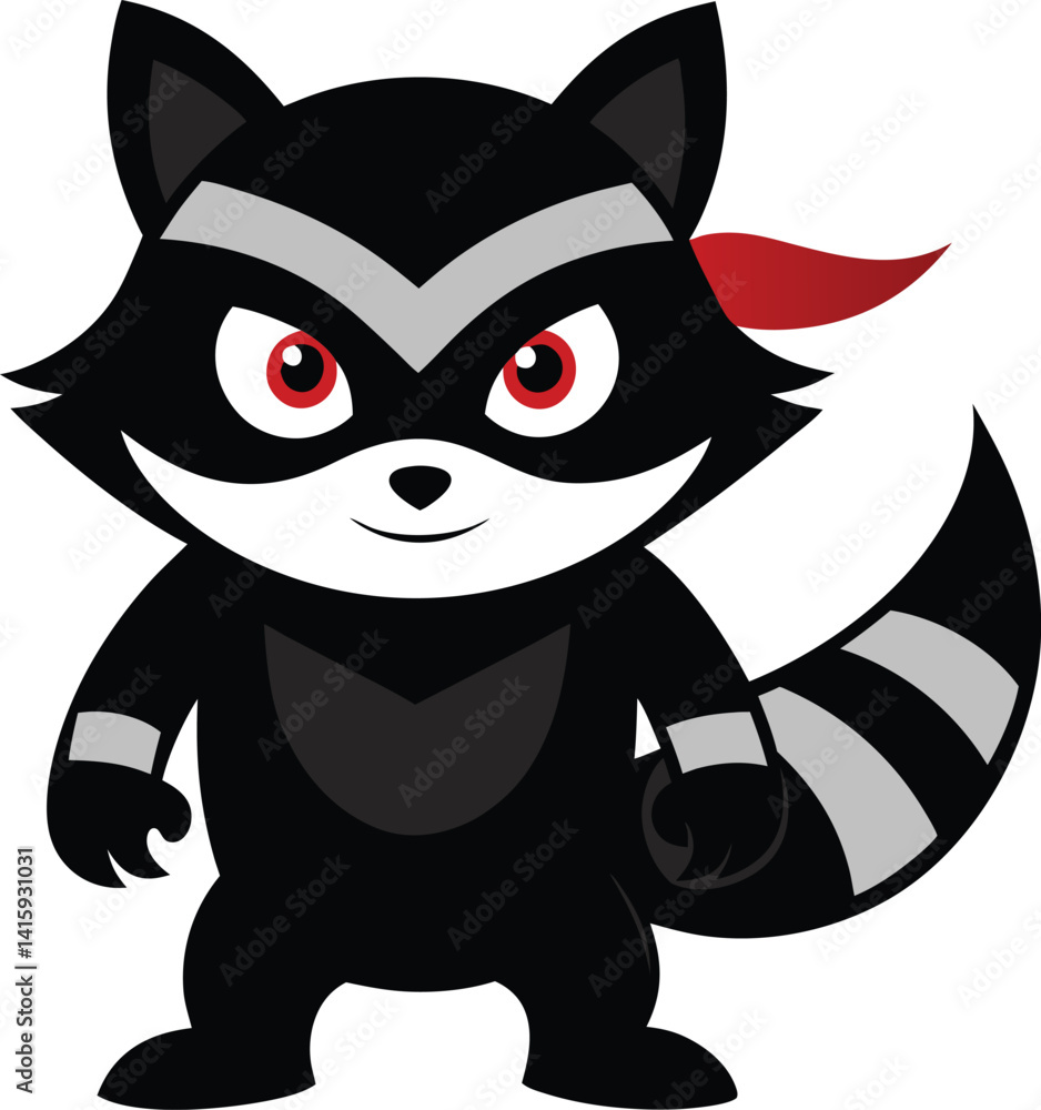 Obraz premium black cat cartoon