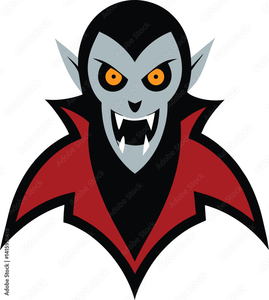 vector illustration of a scary halloween monster vector illustration of a scary halloween monster