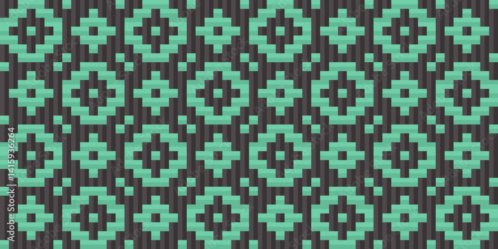 Fototapeta premium seamless traditional woven pattern called Anyaman