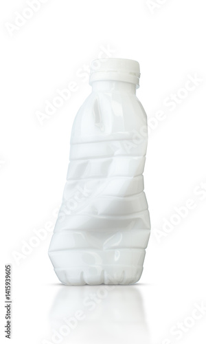 white plastic bottle without label