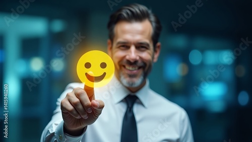 Wallpaper Mural Happy Customer Interaction: Positive Feedback Torontodigital.ca