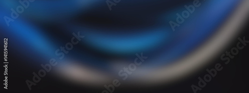 Modern Abstract Background with Elegant Blue Flowing Light Lines and Soft Glowing Effects, Perfect for High-Tech, Digital, and Creative Projects