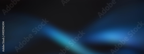 Modern Abstract Background with Elegant Blue Flowing Light Lines and Soft Glowing Effects, Perfect for High-Tech, Digital, and Creative Projects