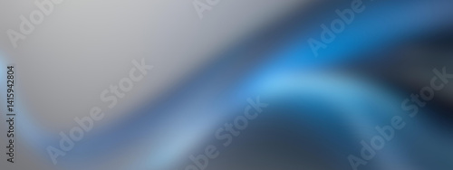 Modern Abstract Background with Elegant Blue Flowing Light Lines and Soft Glowing Effects, Perfect for High-Tech, Digital, and Creative Projects