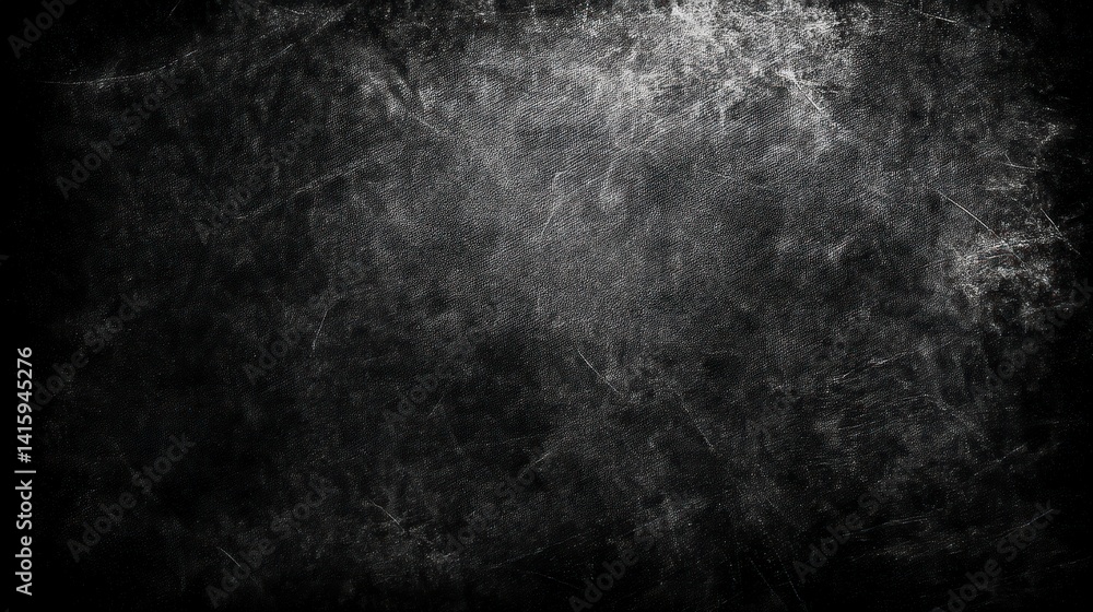 Obraz premium Grunge Black Texture Background with Scratch Marks and Grainy Surface