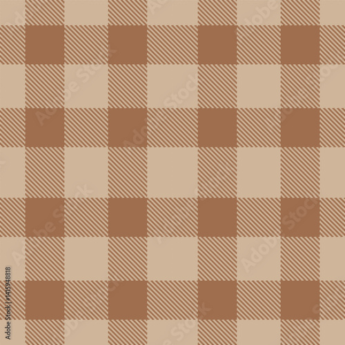 Traditional Seamless Tartan featuring Traditional putty and Iridescent brownish Fabric Design