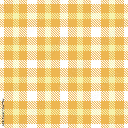 Fire butterscotch Tartan patterns fabric texture. Traditional Pastel white Seamless Tartan