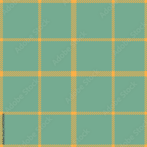 Cool butterscotch and Sandy grey teal Seamless Tartan Fabric Design
