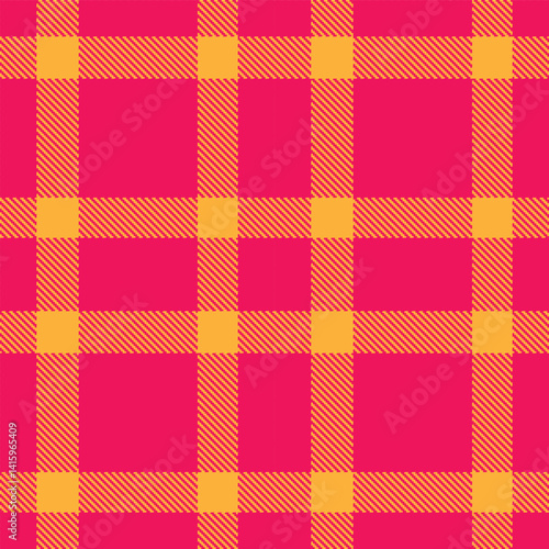 Sandy pink red Tartan patterns fabric texture. Traditional Metallic butterscotch Seamless Tartan