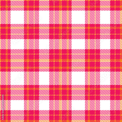 Traditional Traditional pink red & Rustic butterscotch Seamless Tartan Fabric Design