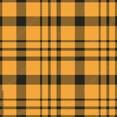Sandy charcoal Tartan patterns fabric texture. Traditional Rich butterscotch Seamless Tartan