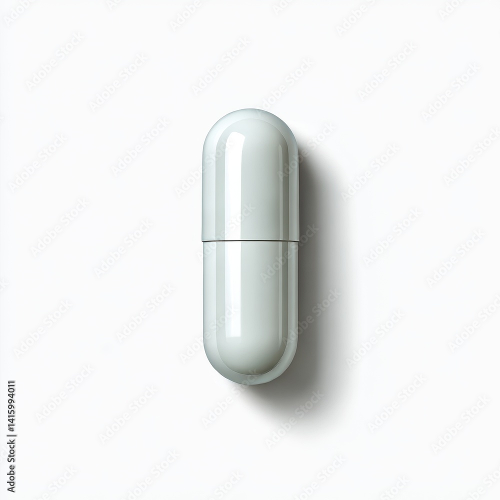 Isolated capsule medicine close up on white background Isolated capsule medicine close up on white background