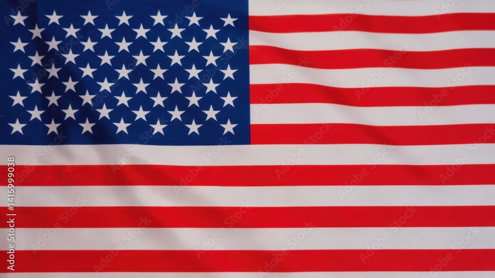 Naklejka premium The flag of the United States