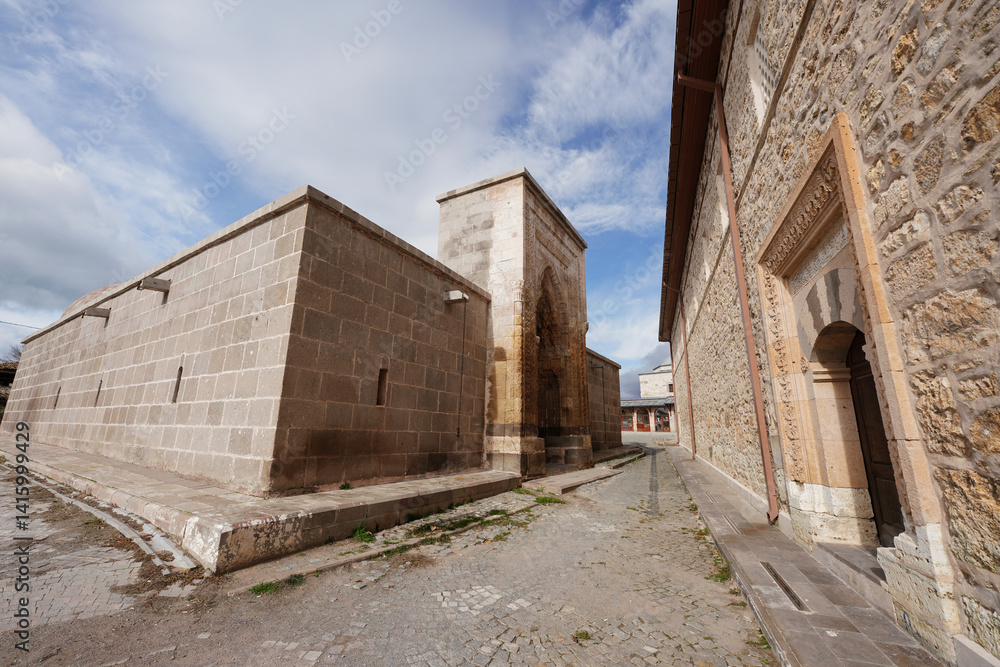 Esrefoglu Mosque in Beysehir Town, Konya, Turkiye Esrefoglu Mosque in Beysehir Town, Konya, Turkiye