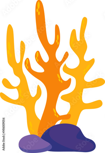 Colorful Coral Illustration