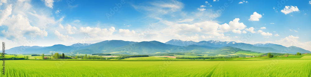 Fototapeta premium Minimalistic landscape.