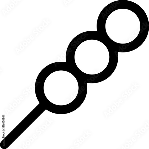 dango illustration on a white background   