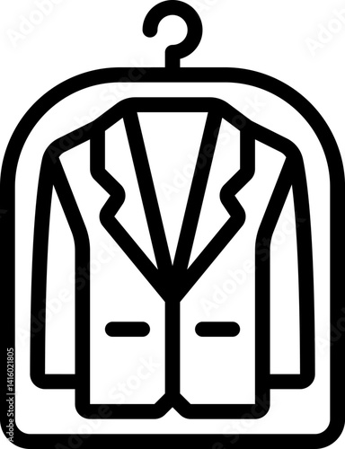 dry cleaning illustration on a white background     