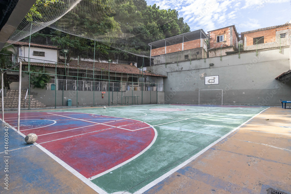 Fototapeta premium soccer court