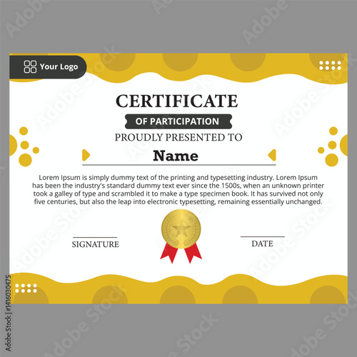 cute unique certificate template for kids