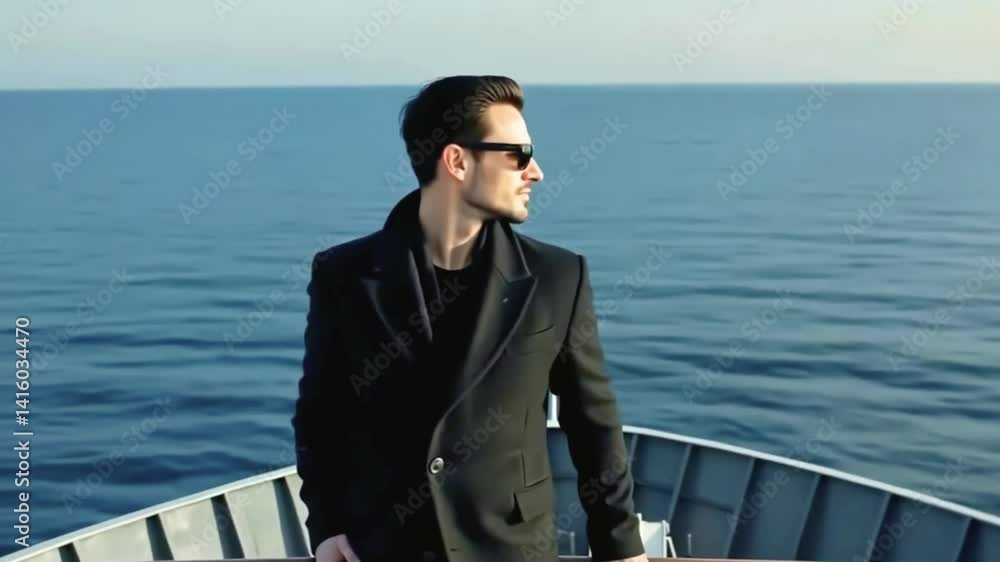 Handsome Fashion Model with Proud Gaze – Confidence and Style in Modern Portrait. AI Handsome Fashion Model with Proud Gaze – Confidence and Style in Modern Portrait. AI