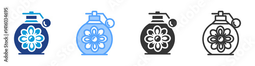 Fragances icon set multiple style collection