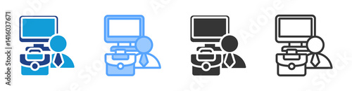 Professions Blue Icon