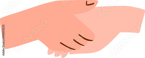 Couple’s Tight Hand Clasp