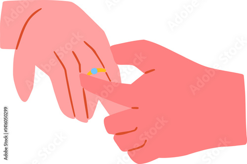 Minimalist Couple Ring Exchange
