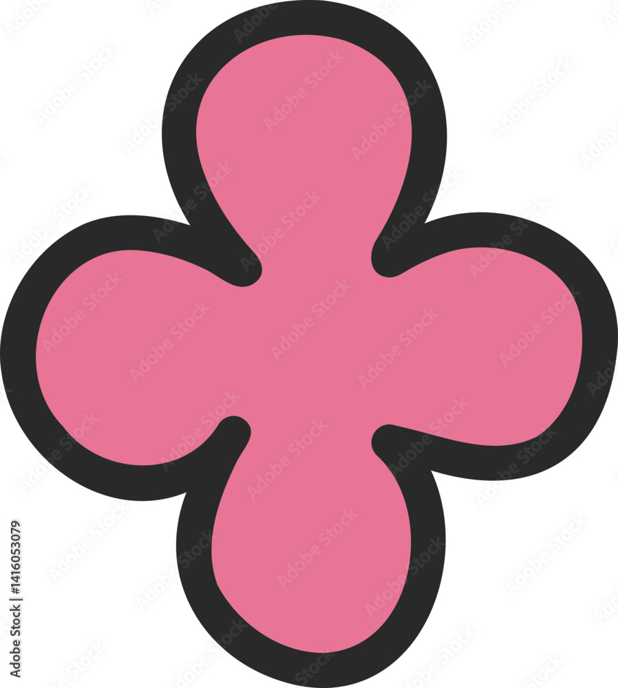 Fototapeta premium Abstract Clover Symbol