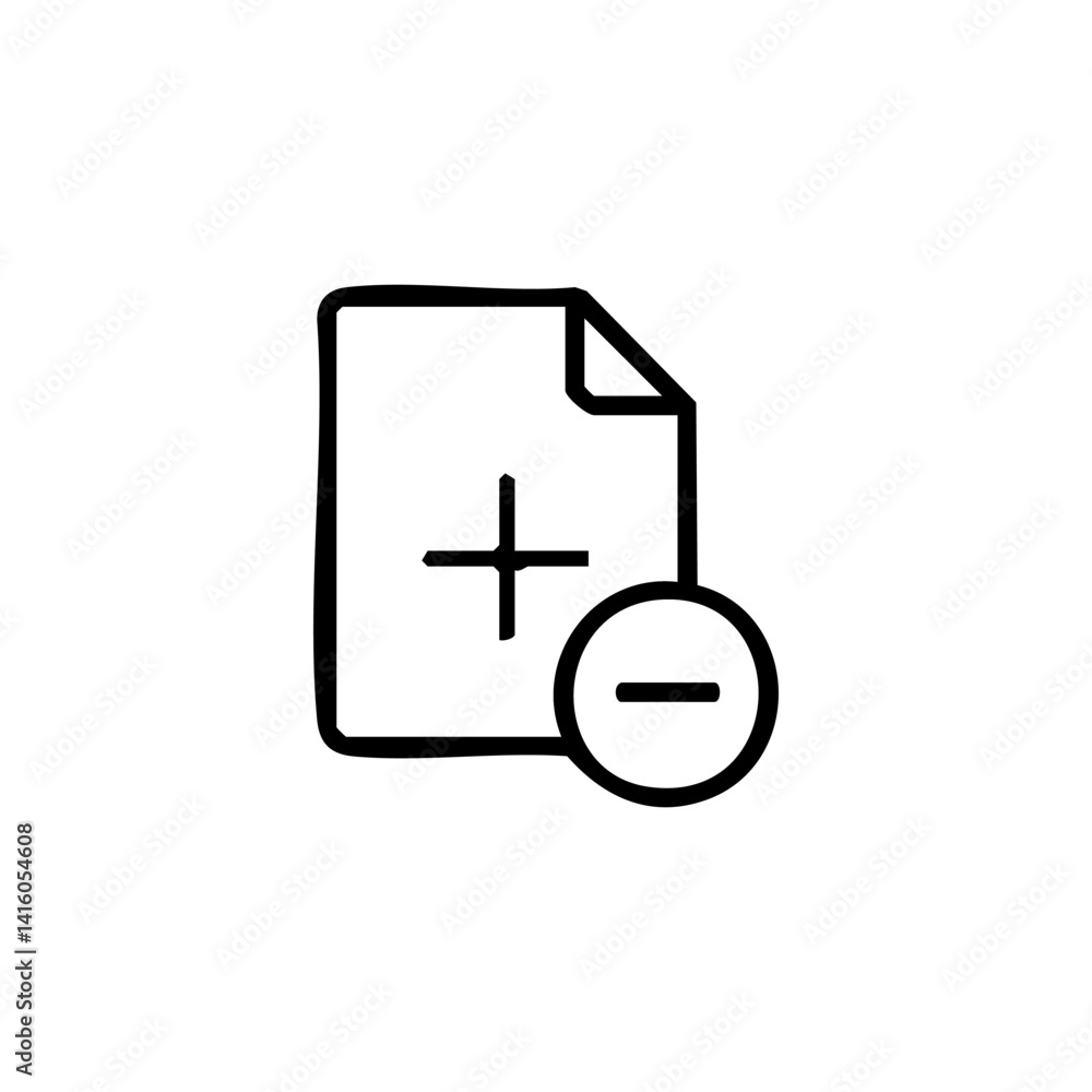 vector illustration of elements with document symbols vector illustration of elements with document symbols