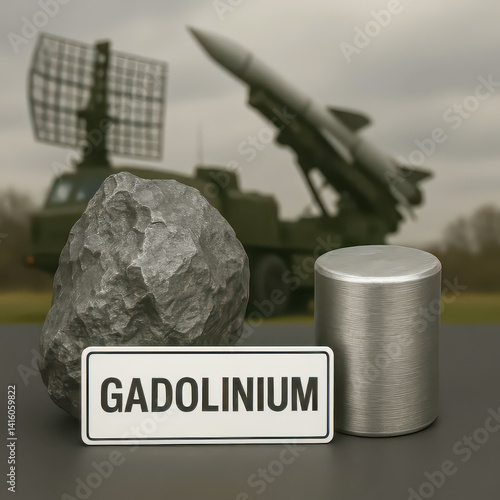 Rare Earth Element, Gadolinium mineral, critical for Military Imaging and Submarine Reactor Shielding