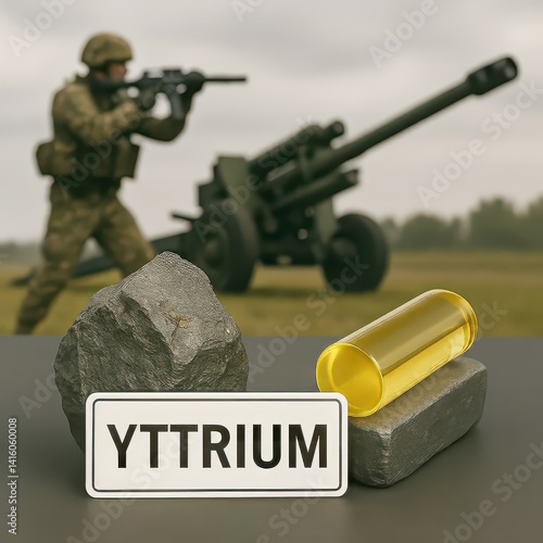 Rare Earth Element Yttrium Used in Targeting Lasers and Military Optics, imported from China
