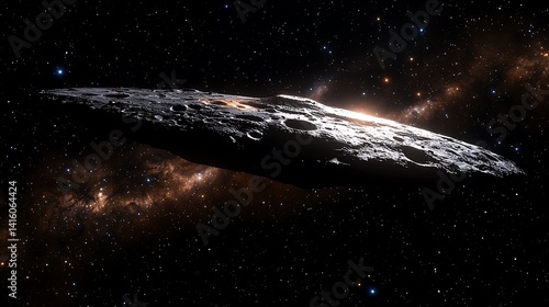 Fototapeta Naklejka Na Ścianę i Meble -  Artist's Impression of the Interstellar Object 'Oumuamua