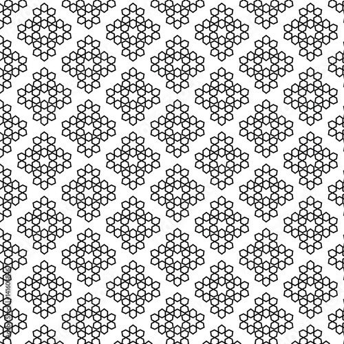 Seamless geometric pattern in authentic Arabian style. Islamic Geometric Design Patterns