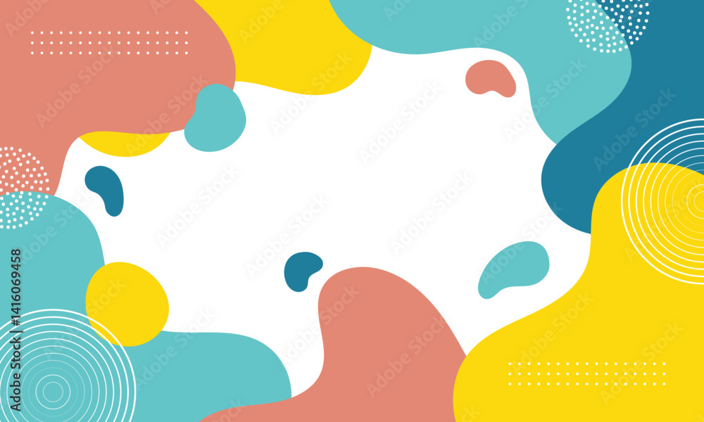 colorful abstract geometric pop art wavy pattern banner template retro design background colorful abstract geometric pop art wavy pattern banner template retro design background