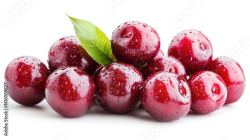 Wallpaper Mural Juicy red cherries fresh fruit still life photography for food blogs and product packaging Torontodigital.ca