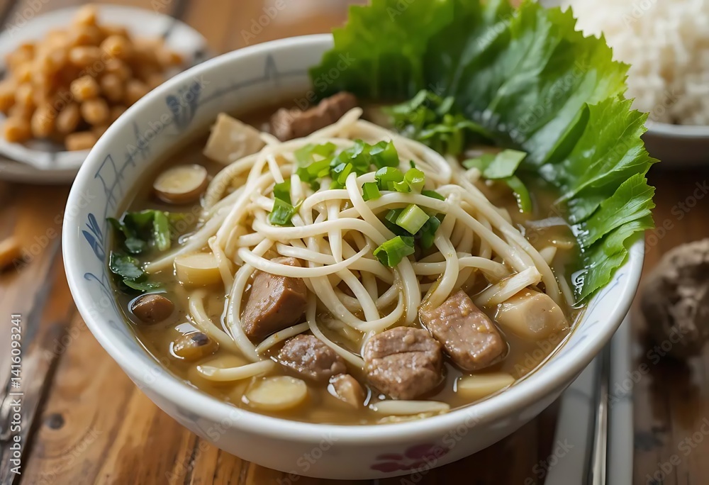 Savory Noodle Soup: A Rustic Culinary Delight Savory Noodle Soup: A Rustic Culinary Delight