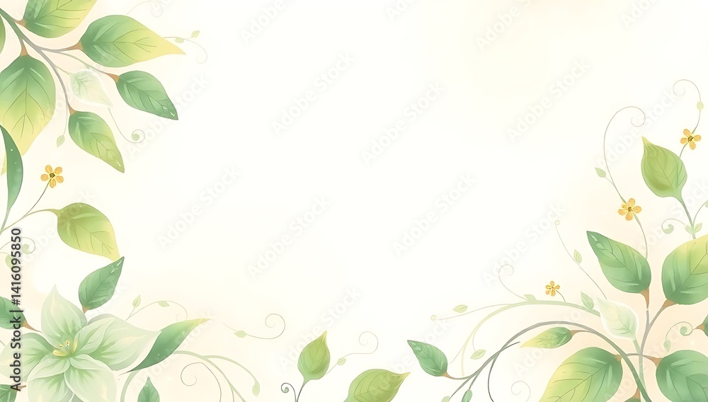 Pastel Green Border Background for Mother's Day Card Design Pastel Green Border Background for Mother's Day Card Design