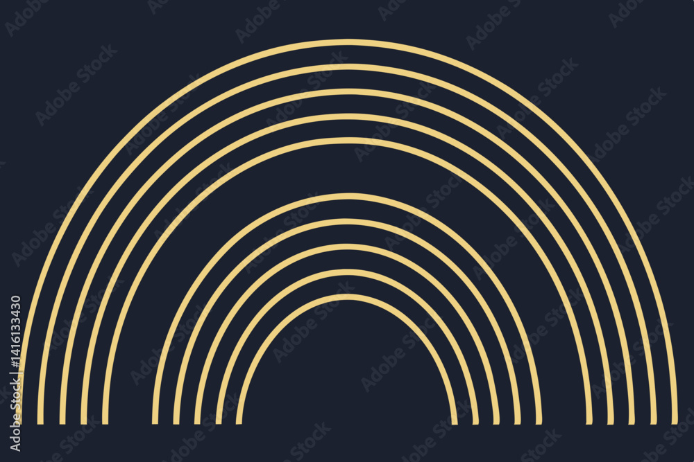 Obraz premium Simple Black and White Horizontal Wavy Lines Pattern