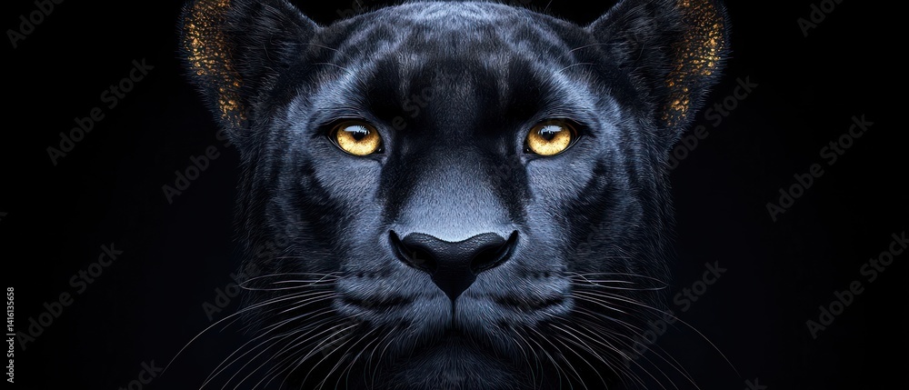 Obraz premium Panther Gaze