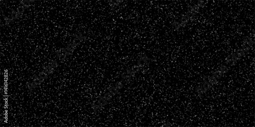 Abstract glitter background, snow imitation in silver, on black, Terrazzo flooring consists of chips of marble texture. quartz surface black for bathroom or kitchen countertop. 