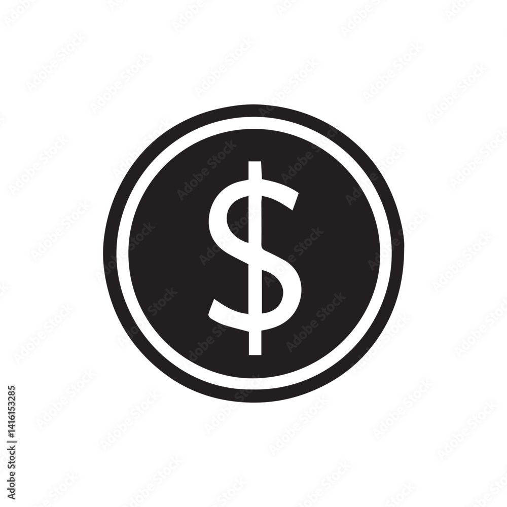 dollar sign icon dollar sign icon