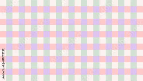 Versatile Gingham Wallpaper for Creative Living Areas