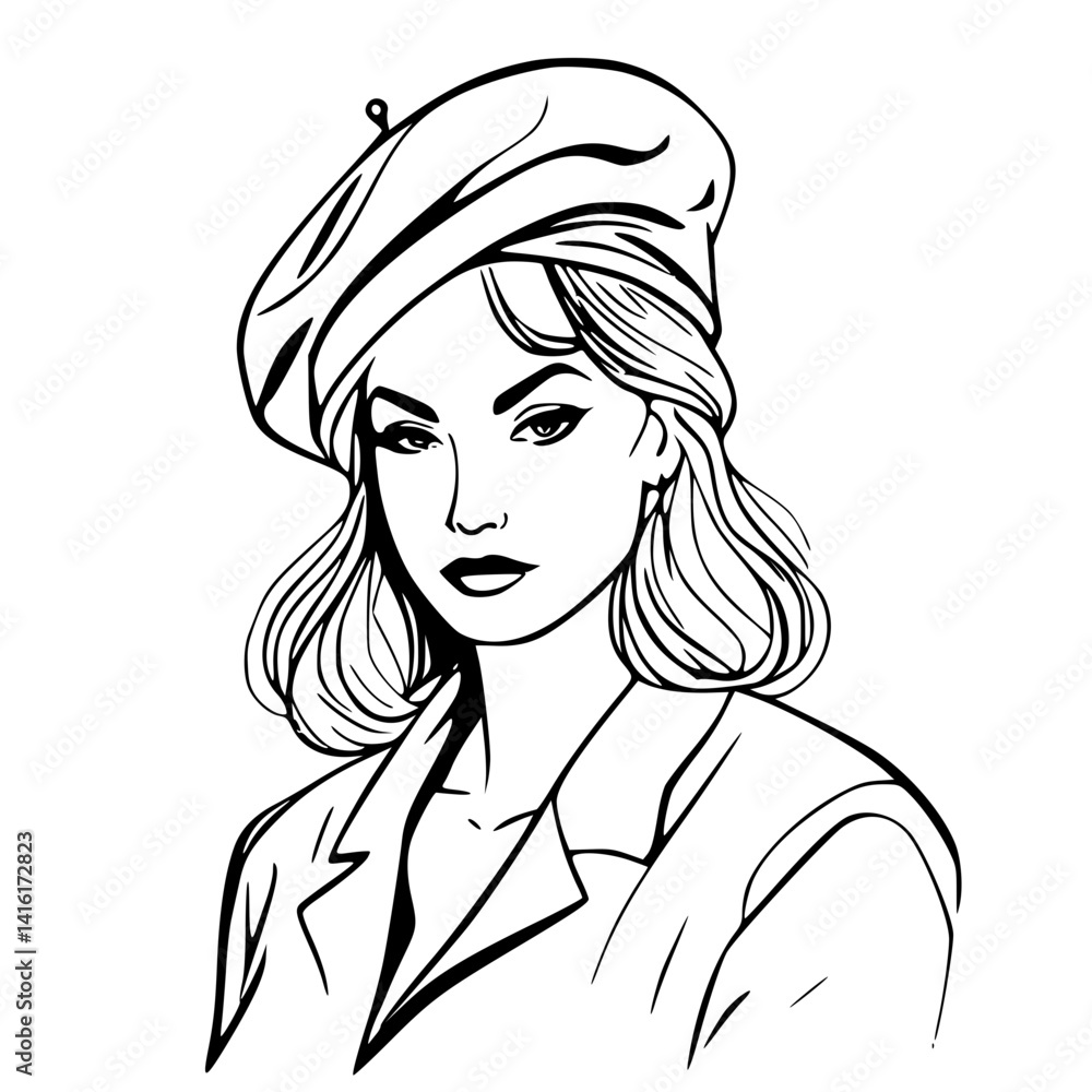 girl in a hat girl in a hat