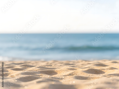 beach sand and sea