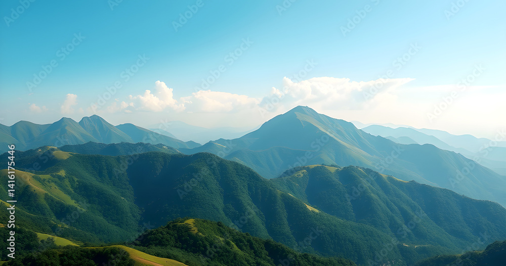 Fototapeta premium panorama of the mountains