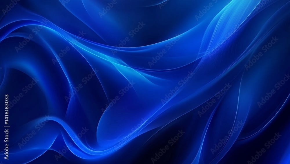 Abstract blue wavy background. Abstract blue wavy background.